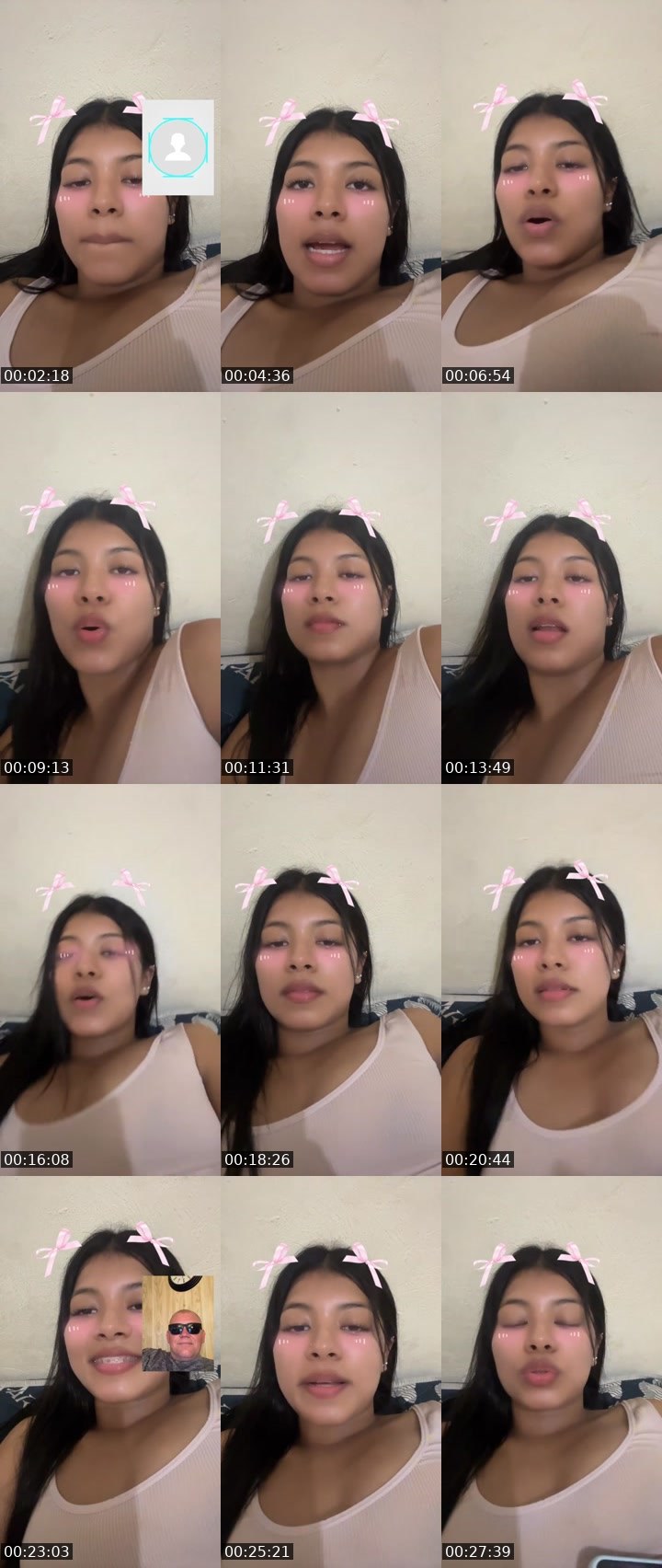Contact-sheet preview of Nathaly🫧's Liveme recording