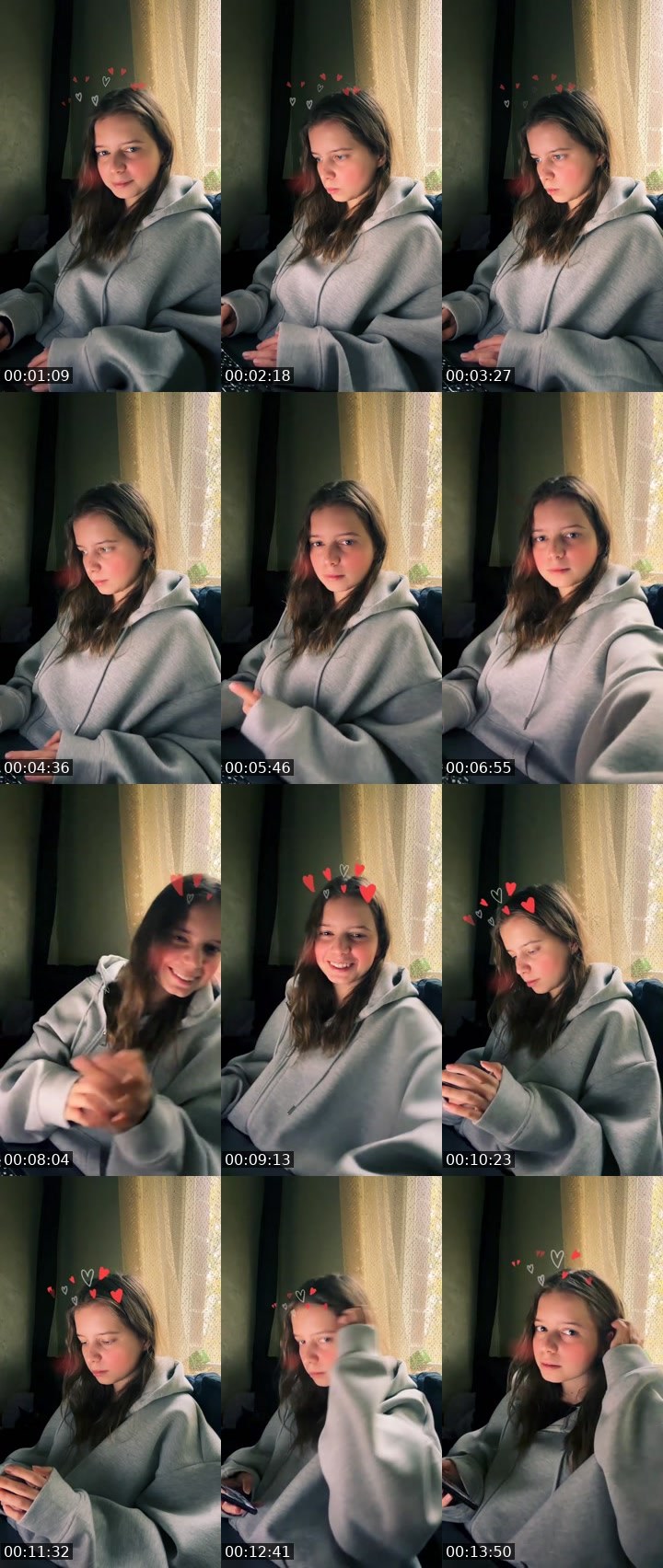 Contact-sheet preview of ᴄᴏᴜᴄʜ℘ᴏᴛᴀᴛᴏ🪽🇺🇦's Liveme recording
