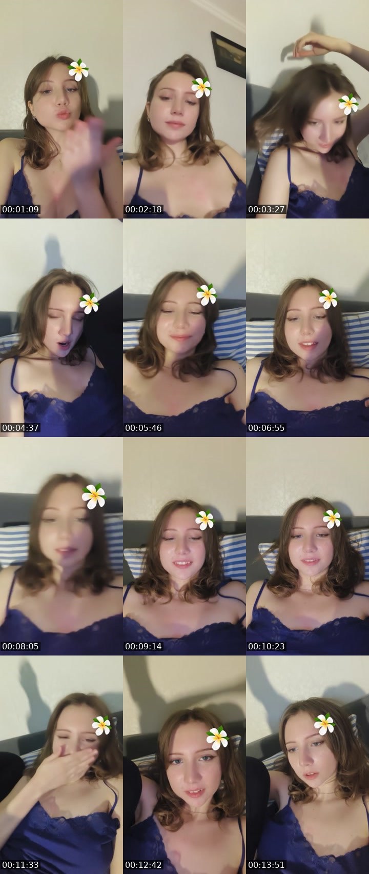 Contact-sheet preview of Alina🌺💃✨'s Liveme recording