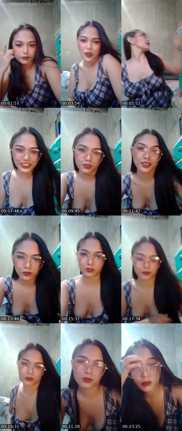 Contact-sheet preview of 👸 kaori 🐉's Liveme recording