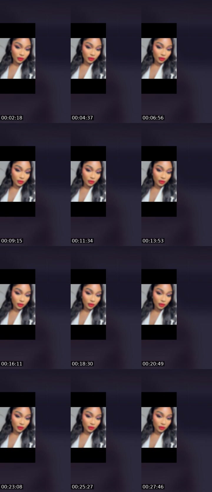 Contact-sheet preview of 💜Lauretta💣GmF✨'s Liveme recording