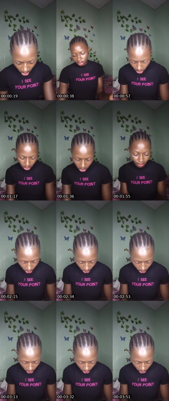Contact-sheet preview of bhagyamelish🎯's Liveme recording