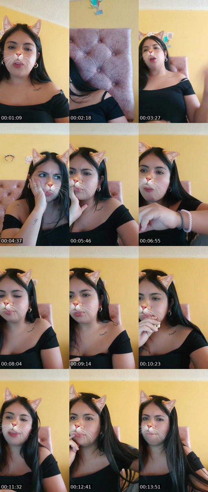 Contact-sheet preview of ☁LaTóχica🧸🪽's Liveme recording