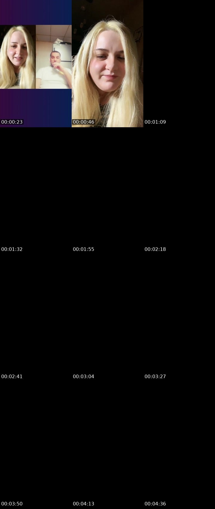 Contact-sheet preview of SweetKat's Liveme recording