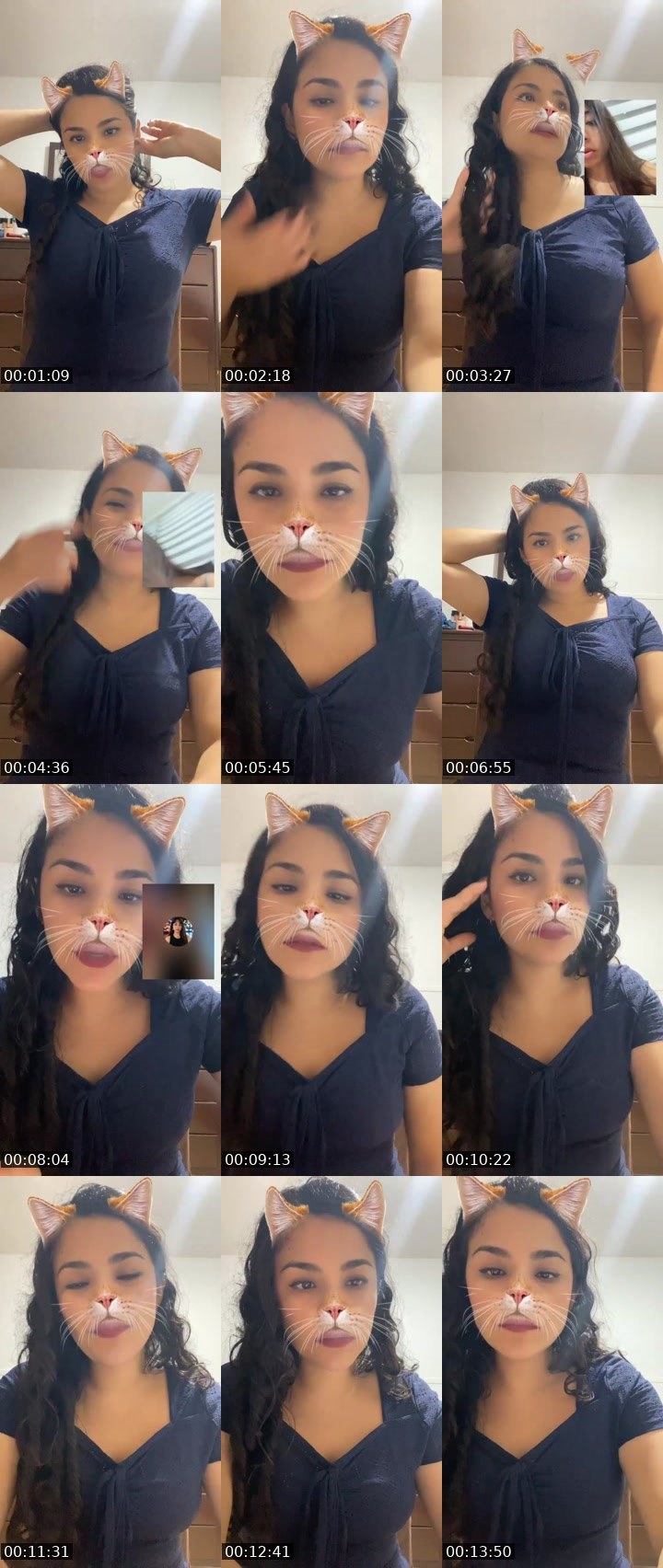 Contact-sheet preview of 🌐Paola🧸👻♥️'s Liveme recording