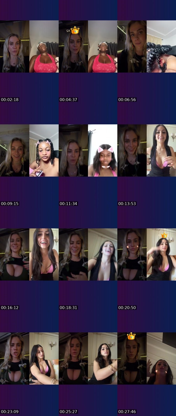 Contact-sheet preview of xx.anastasia.xx's Liveme recording