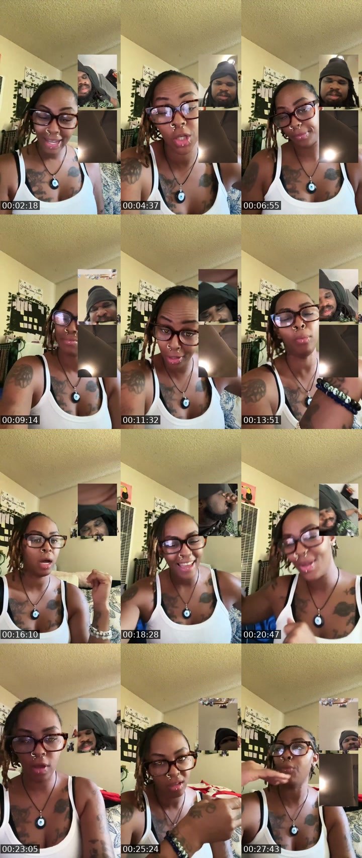 Contact-sheet preview of 👑DS💜♏️BADDIEĂNGEL's Liveme recording