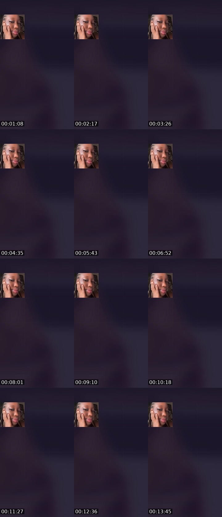 Contact-sheet preview of Black mistress😈❤️'s Liveme recording