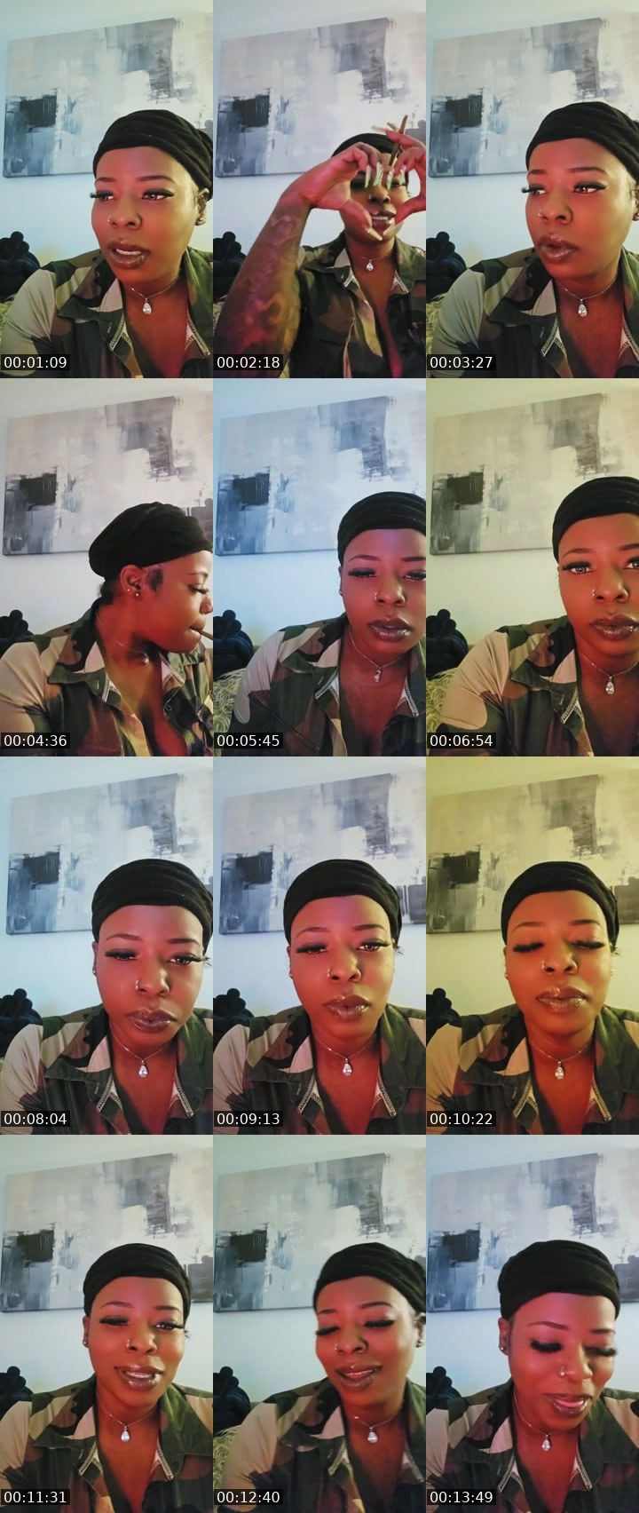 Contact-sheet preview of 🍒itStayJuicy🍑's Liveme recording