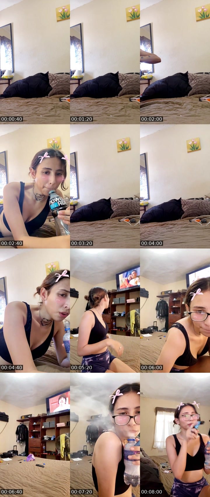 Contact-sheet preview of Menak36's Liveme recording