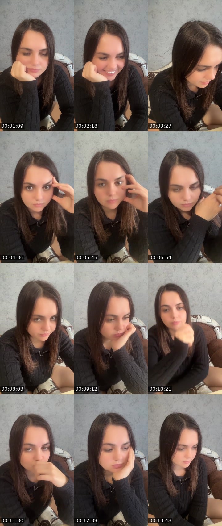 Contact-sheet preview of Nastya KH 😇's Liveme recording