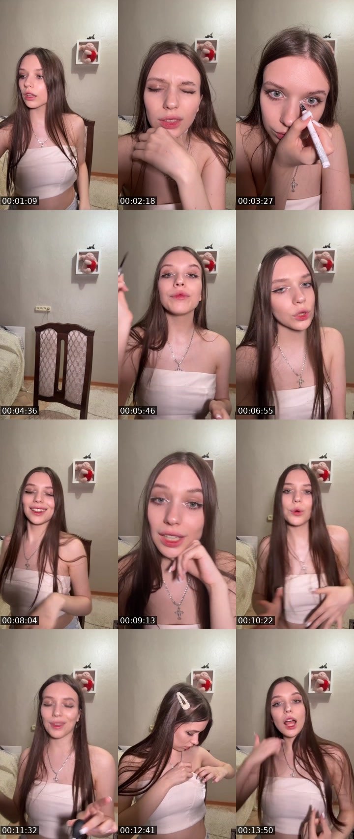 Contact-sheet preview of 🪽madkitty's Liveme recording