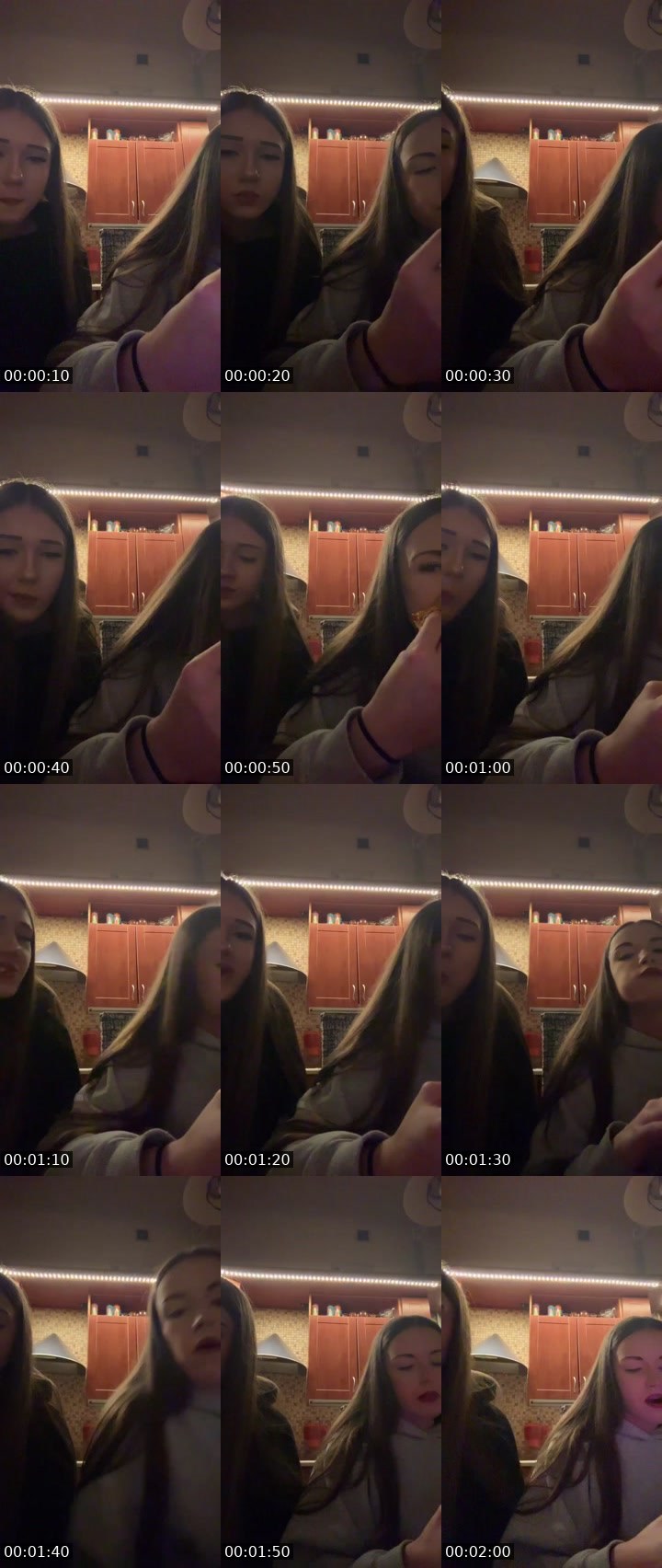 Contact-sheet preview of Kasixx's Liveme recording