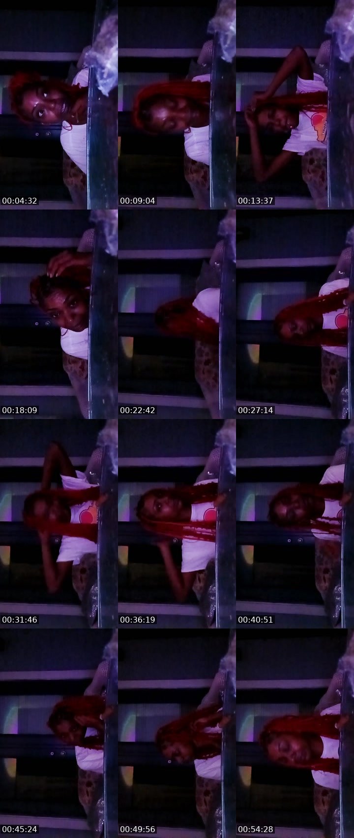 Contact-sheet preview of double G's Liveme recording