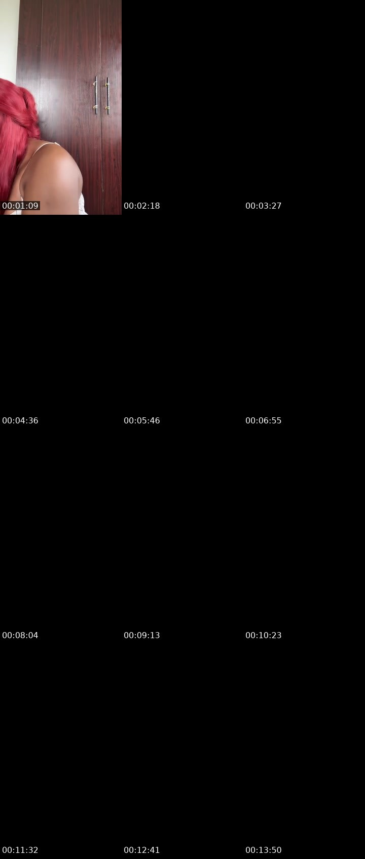 Contact-sheet preview of ✯☞ HAUTIEMAMA🫦🦋's Liveme recording