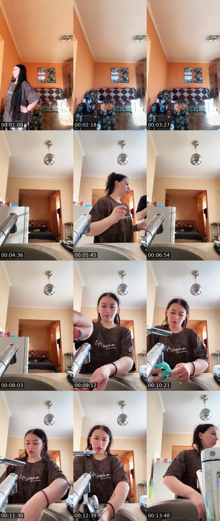 Contact-sheet preview of Светлана)'s Liveme recording