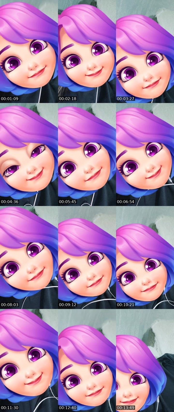 Contact-sheet preview of T̴E̴Q̴U̴I̴L̴A's Liveme recording