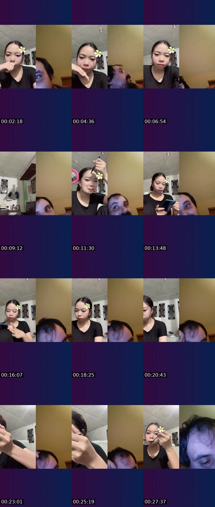 Contact-sheet preview of ᴵᴬ💎Ayisha🍒's Liveme recording