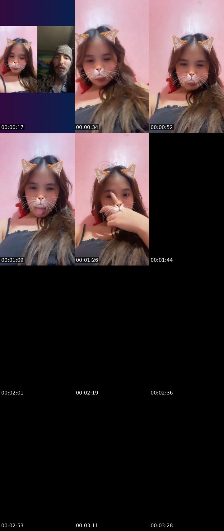 Contact-sheet preview of 👸🏻yna🔮📚's Liveme recording
