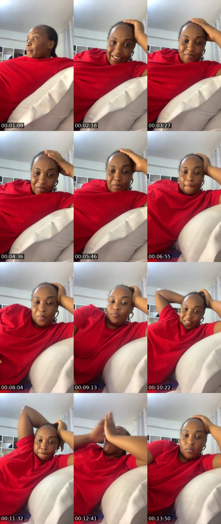 Contact-sheet preview of KizzyBria's Liveme recording