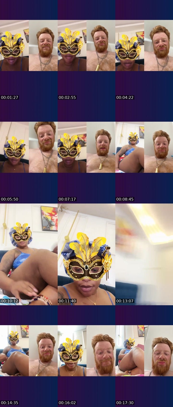 Contact-sheet preview of Juliet eric's Liveme recording