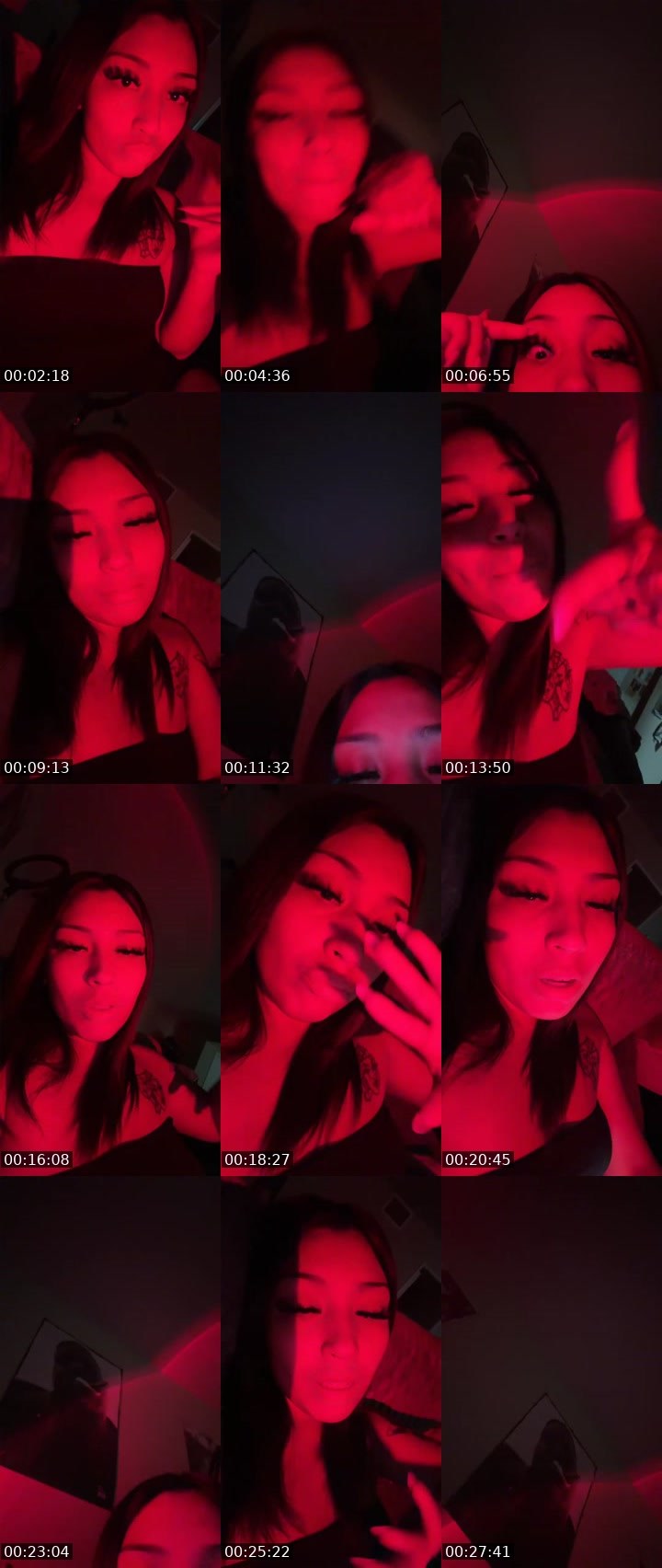 Contact-sheet preview of Ririi.bhad's Liveme recording