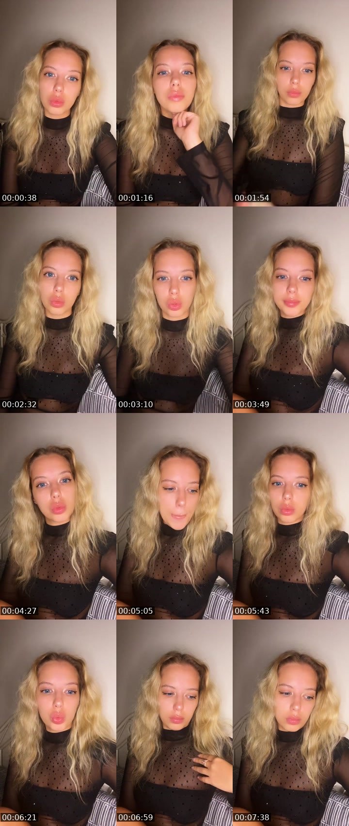 Contact-sheet preview of MaRy🐾🇺🇦's Liveme recording