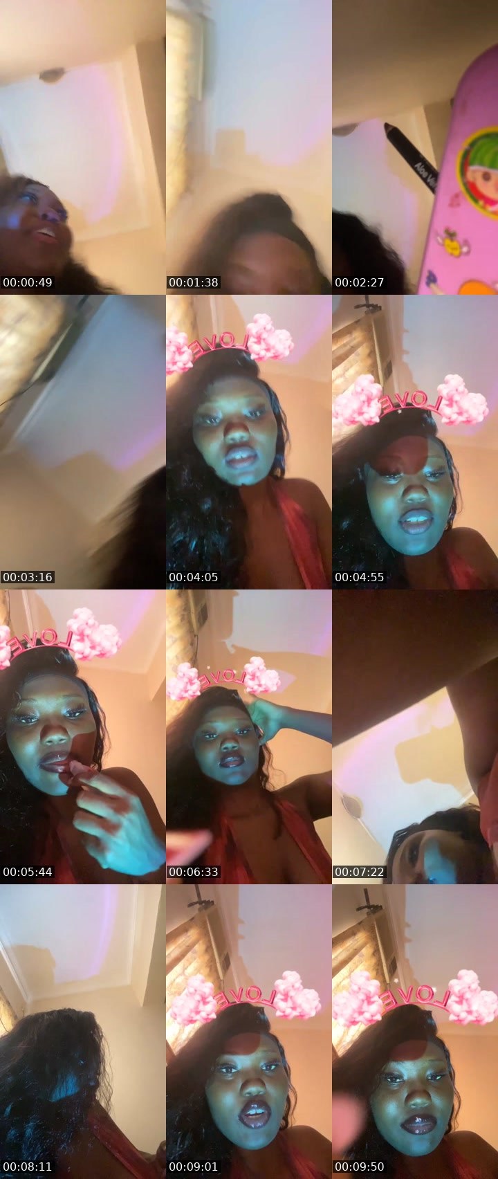Contact-sheet preview of 𝓑𝓵𝓪𝓼𝓲𝓪𝓷 ఌ's Liveme recording
