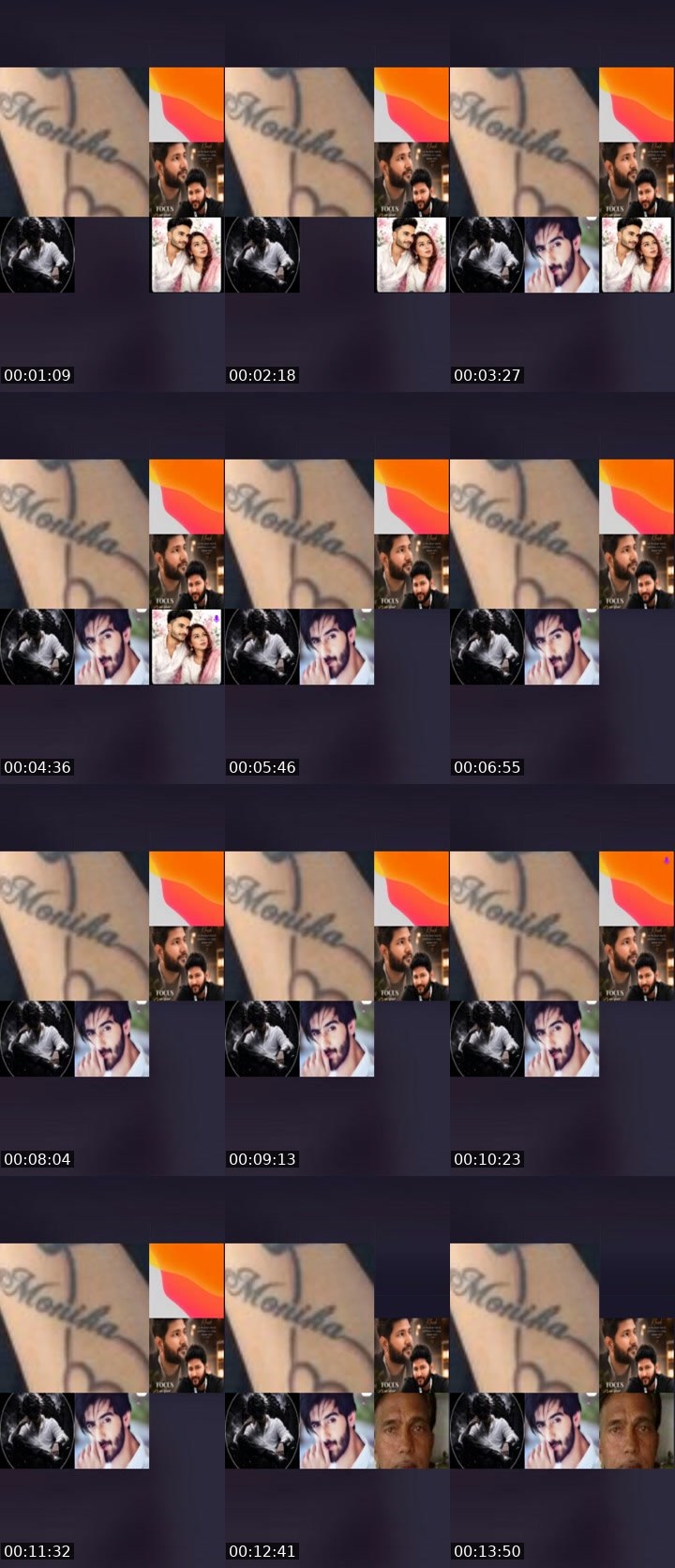 Contact-sheet preview of ༃м̶ᴏɴɪ͛ᴄᴀ̶'s Liveme recording