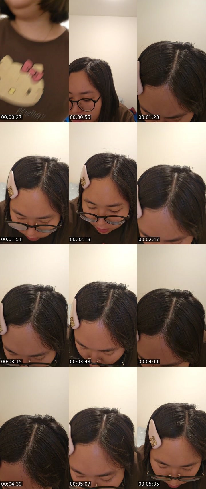 Contact-sheet preview of 正能量小姐姐's Liveme recording