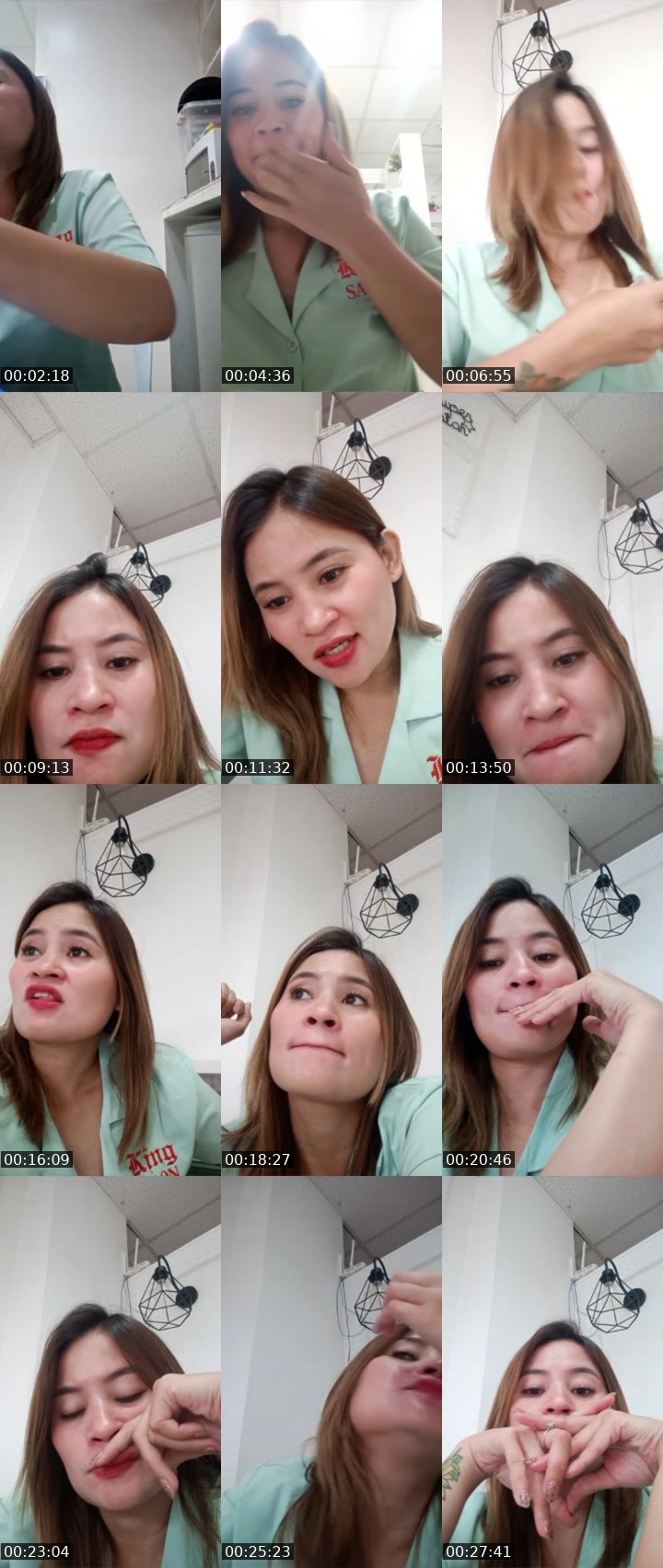 Contact-sheet preview of 🫅Blair🌙's Liveme recording