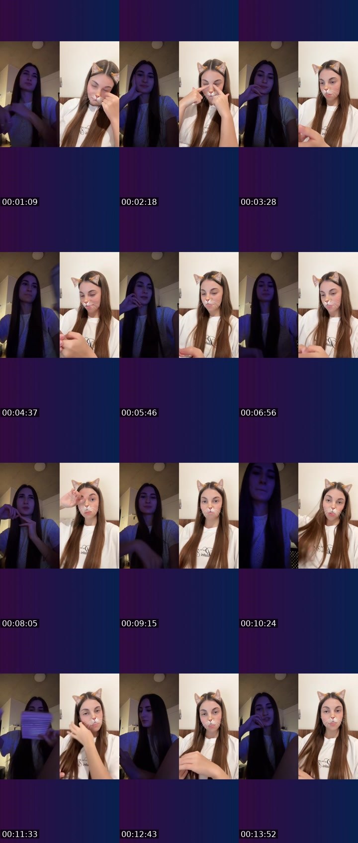 Contact-sheet preview of Nasstexs's Liveme recording