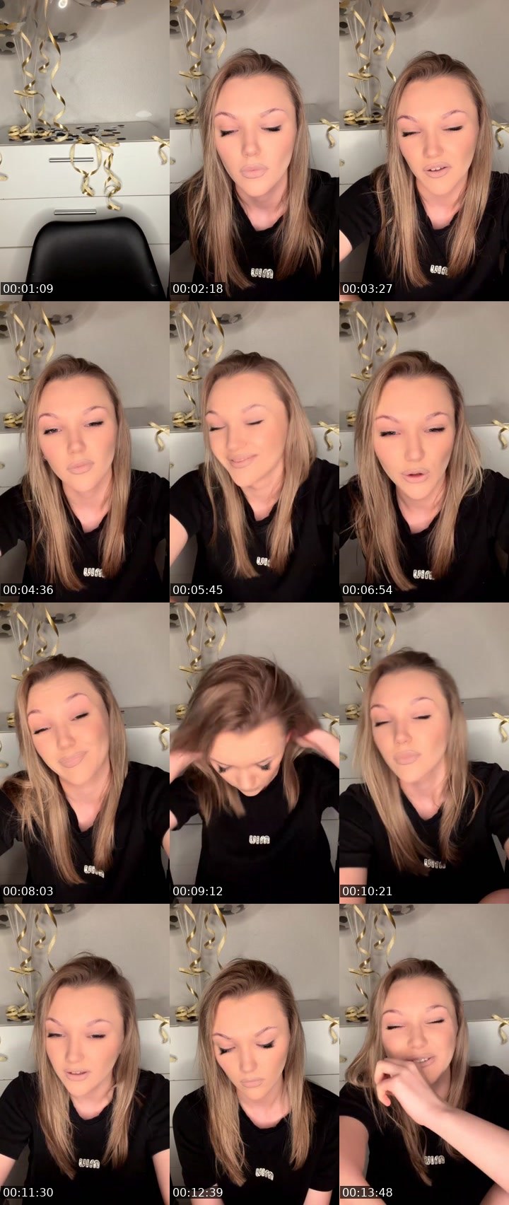 Contact-sheet preview of Essanta🖤's Liveme recording