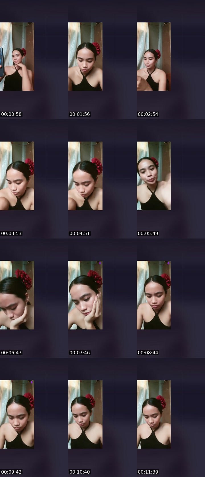 Contact-sheet preview of 👸Zeia🧚📚's Liveme recording