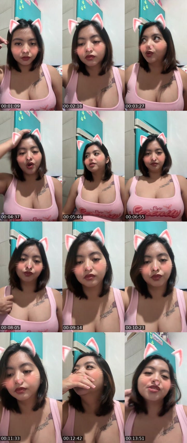 Contact-sheet preview of 👸🏻Cercy🫧NP's Liveme recording