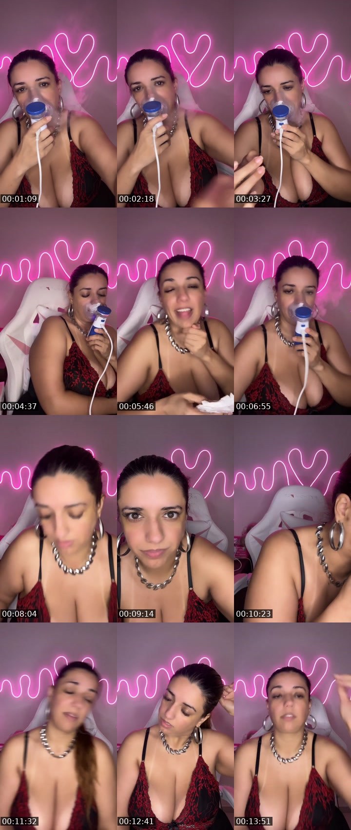 Contact-sheet preview of Line Ribeiro 😎's Liveme recording