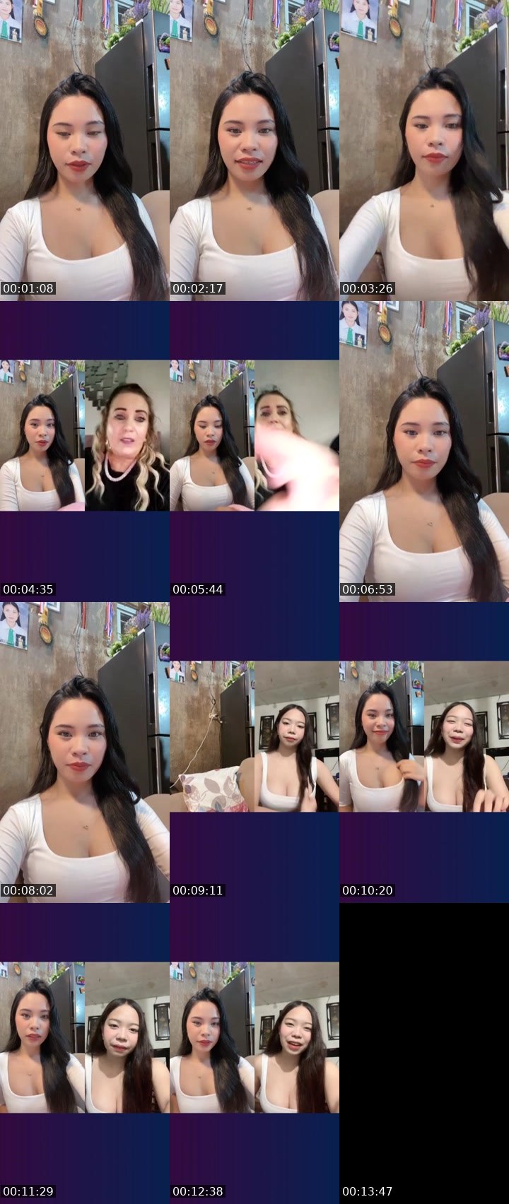 Contact-sheet preview of ᴵᴬ💎Michiikooo🫐's Liveme recording