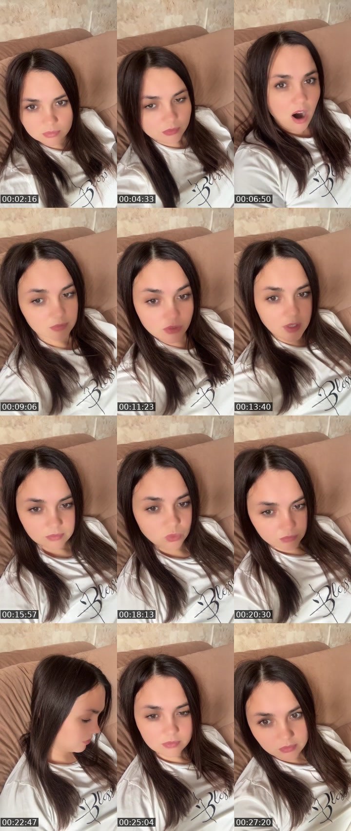 Contact-sheet preview of Nastya KH 😇's Liveme recording