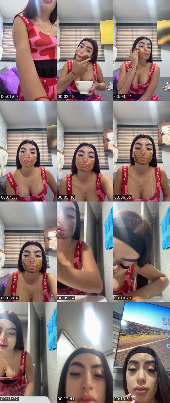 Contact-sheet preview of 🌸Mari16's Liveme recording