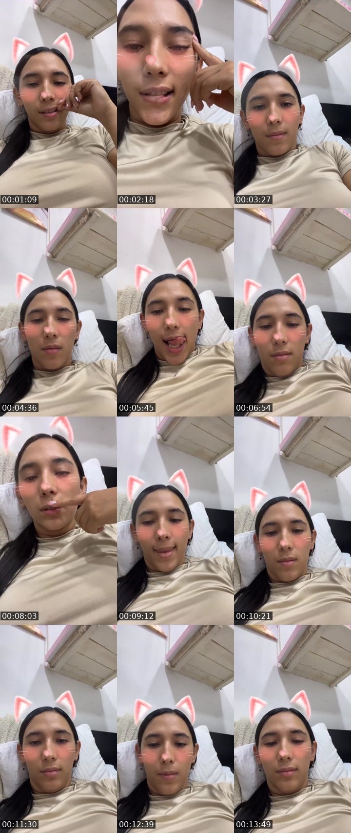 Contact-sheet preview of 🌐Carolina😋😘's Liveme recording