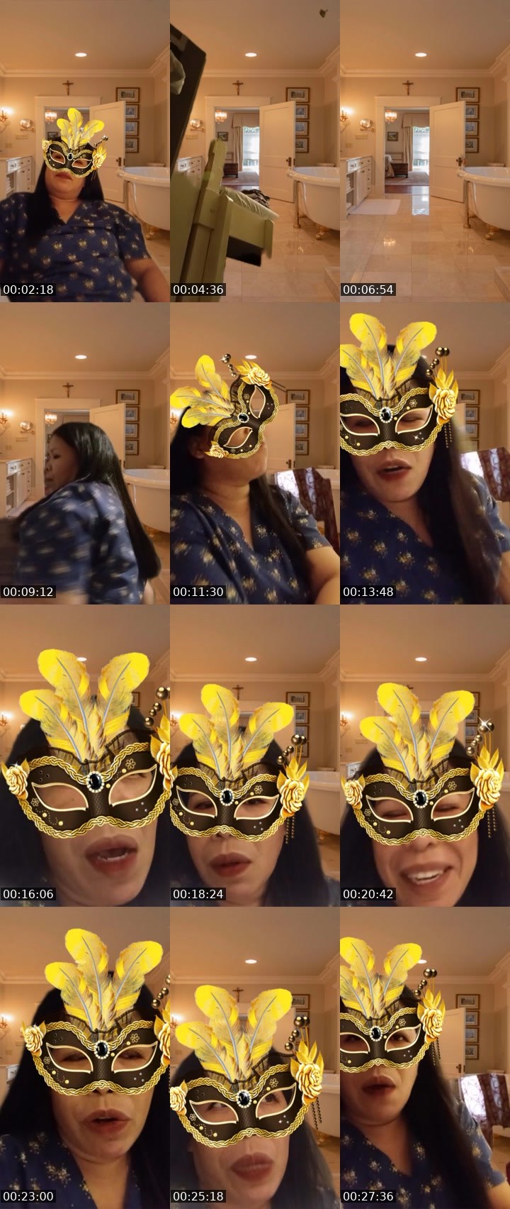 Contact-sheet preview of 🌶Crystal🤔🤔's Liveme recording