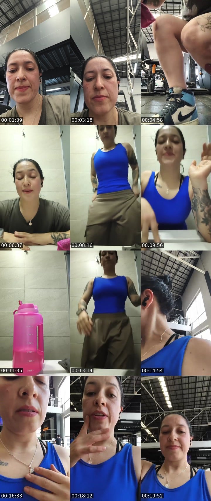 Contact-sheet preview of caropins's Liveme recording
