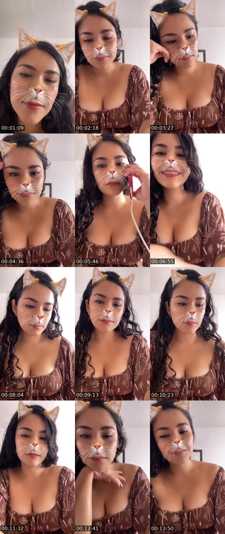 Contact-sheet preview of 🌐Paola🧸👻♥️'s Liveme recording