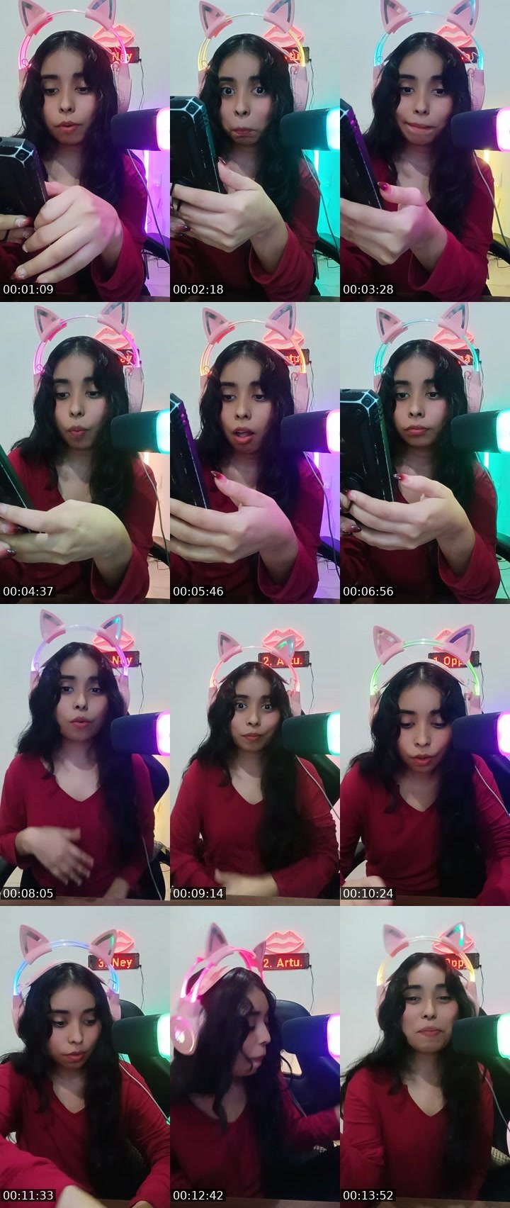 Contact-sheet preview of Aꪶⅈꫀ31k♔☘'s Liveme recording