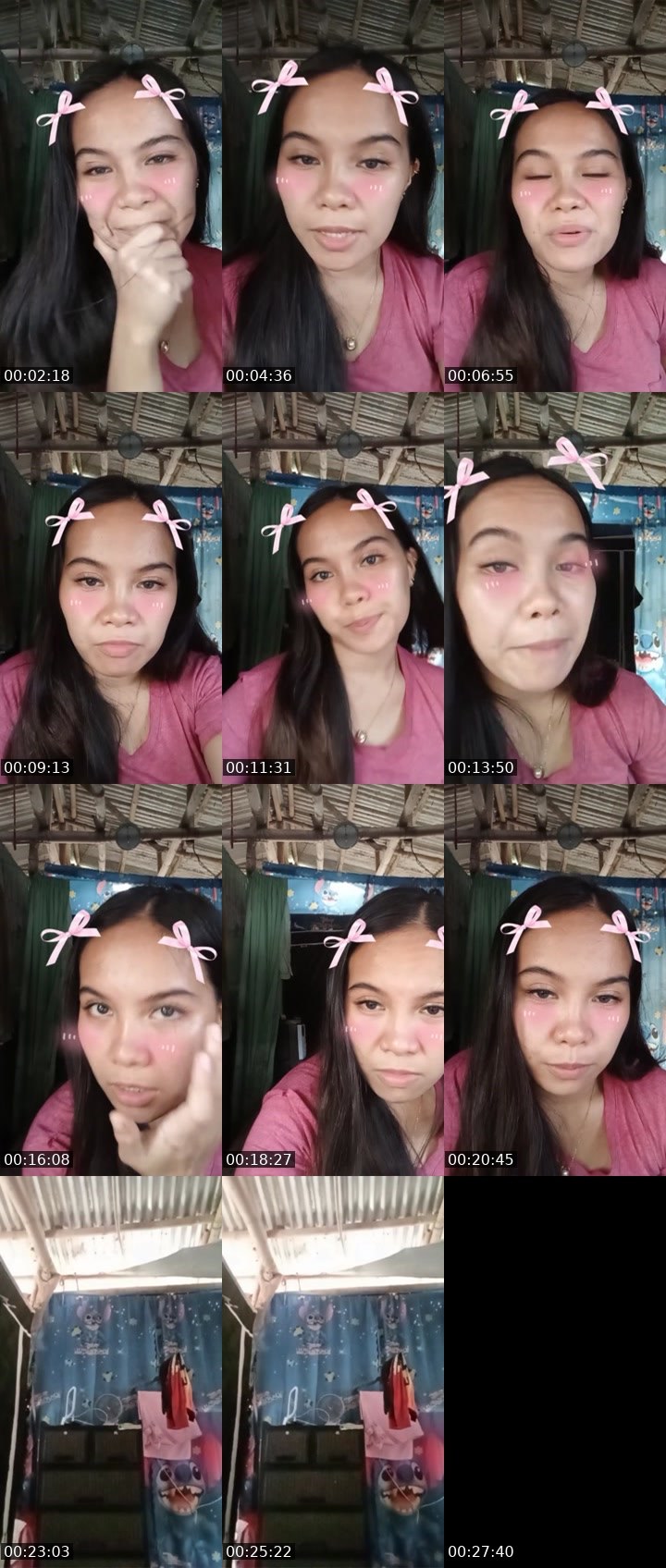 Contact-sheet preview of 👸Gayle🦄's Liveme recording