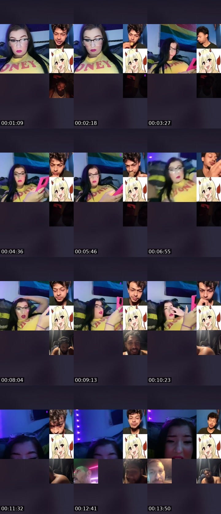 Contact-sheet preview of 𝒫ℯ𝓉𝓉𝓎𝓅!𝐱!𝐞💕's Liveme recording