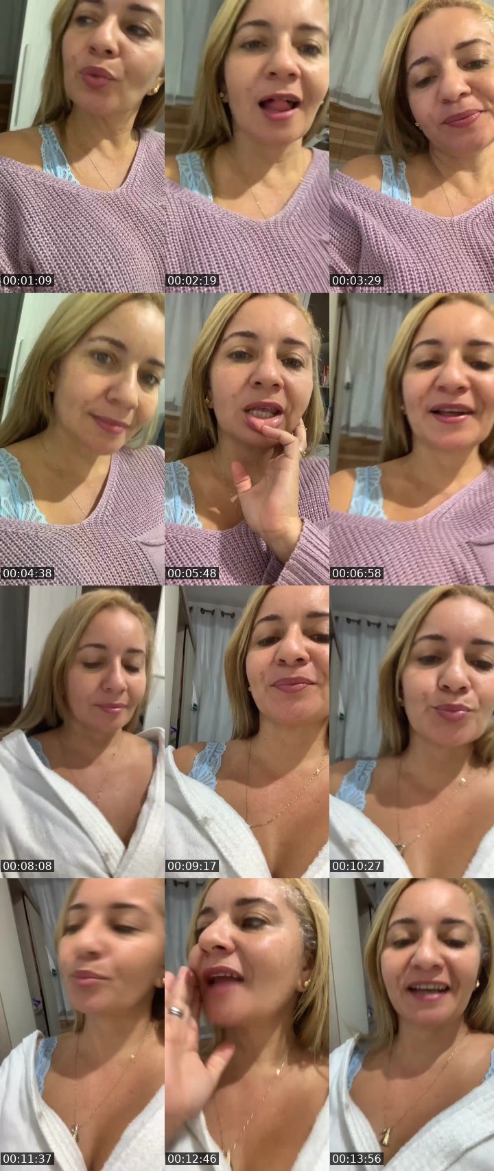 Contact-sheet preview of Allice Ella 🔥⃤'s Liveme recording