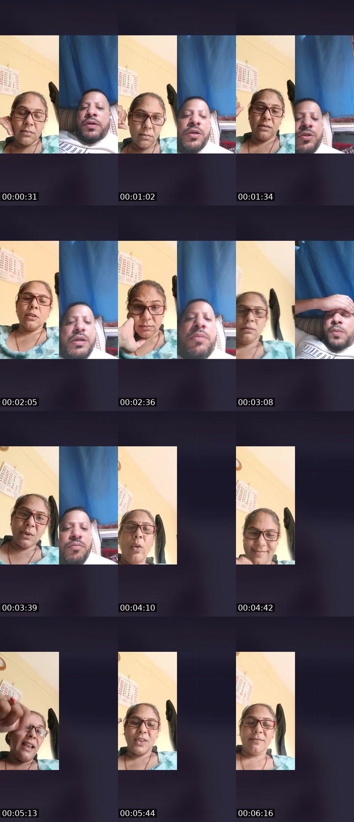 Contact-sheet preview of Neema Sharma's Liveme recording