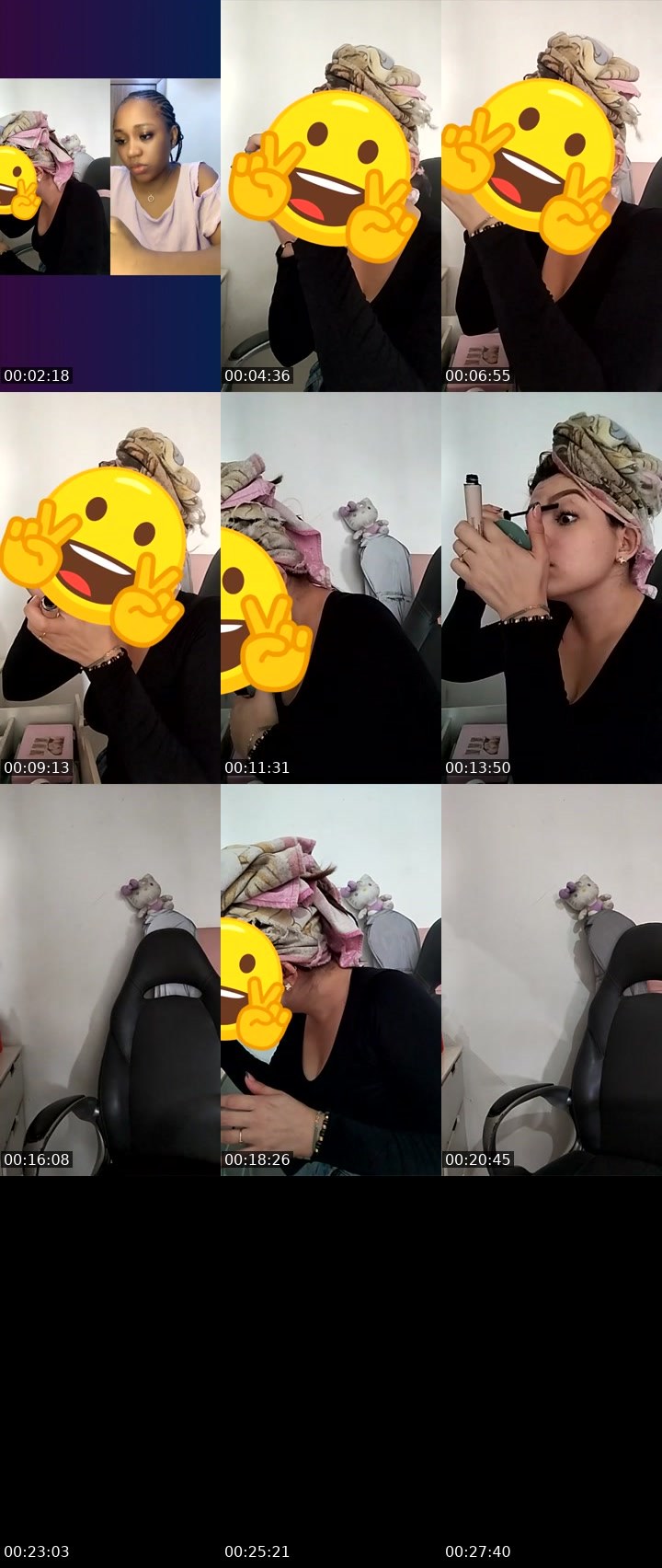 Contact-sheet preview of 🌐Vale13🕷️'s Liveme recording