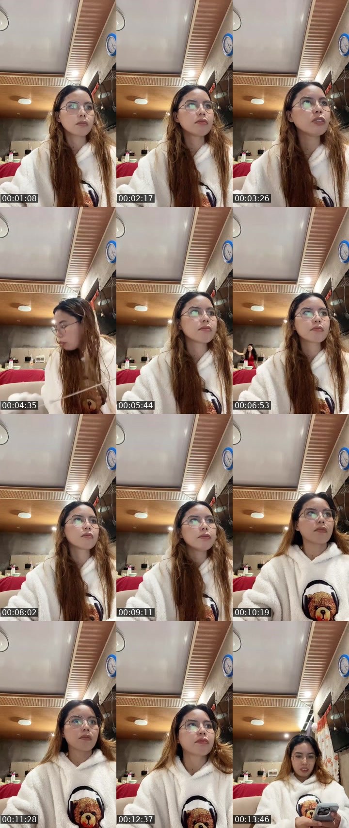 Contact-sheet preview of 💎ᴰᴮ Kaia's Liveme recording